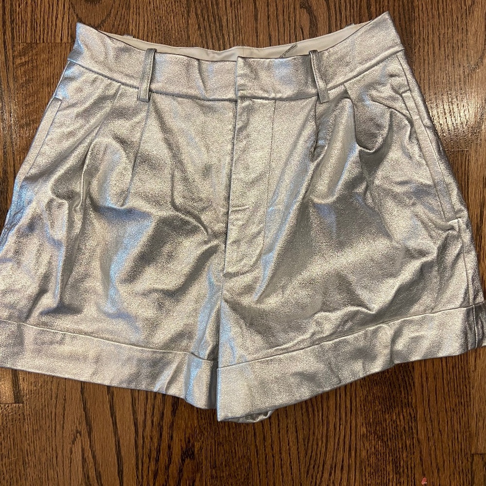 Alice + Olivia Silver short